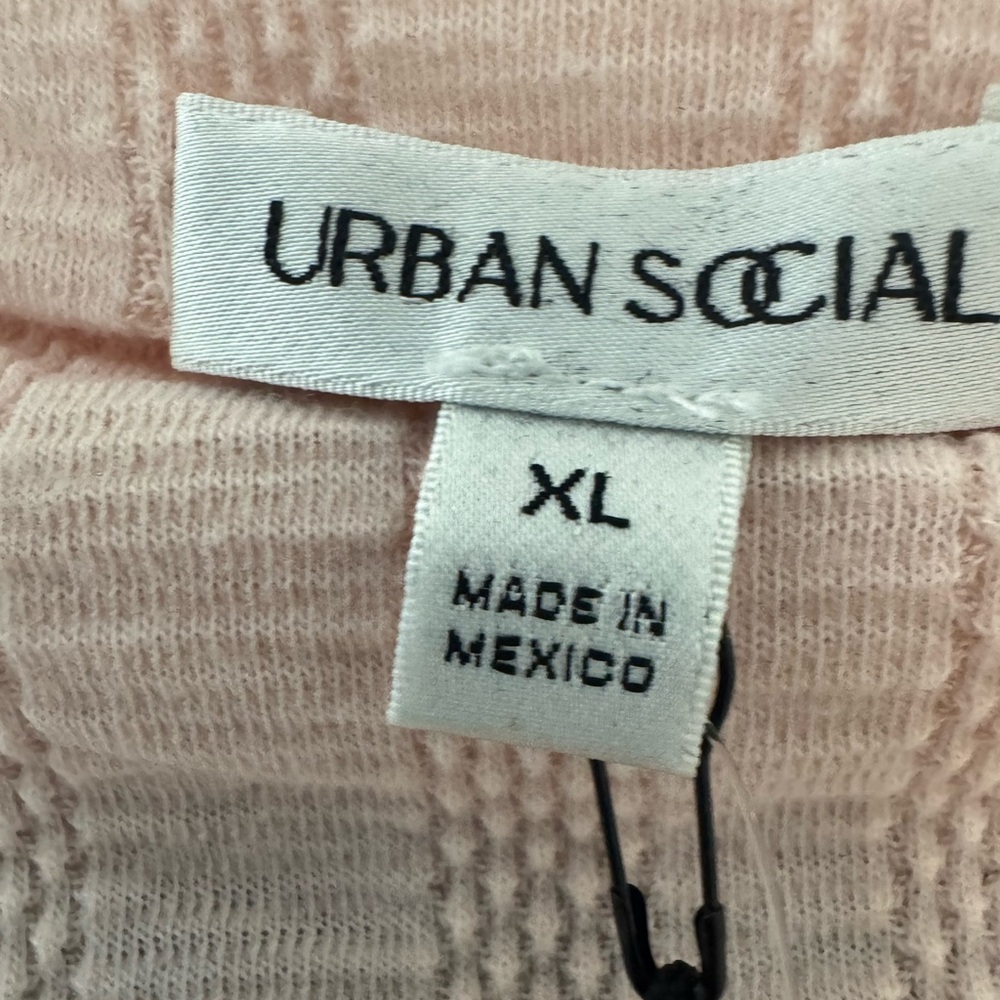 Urban Social from Nordstrom-Light Pink, Boat Neck, Long Sleeve Top. - Picture 5 of 7